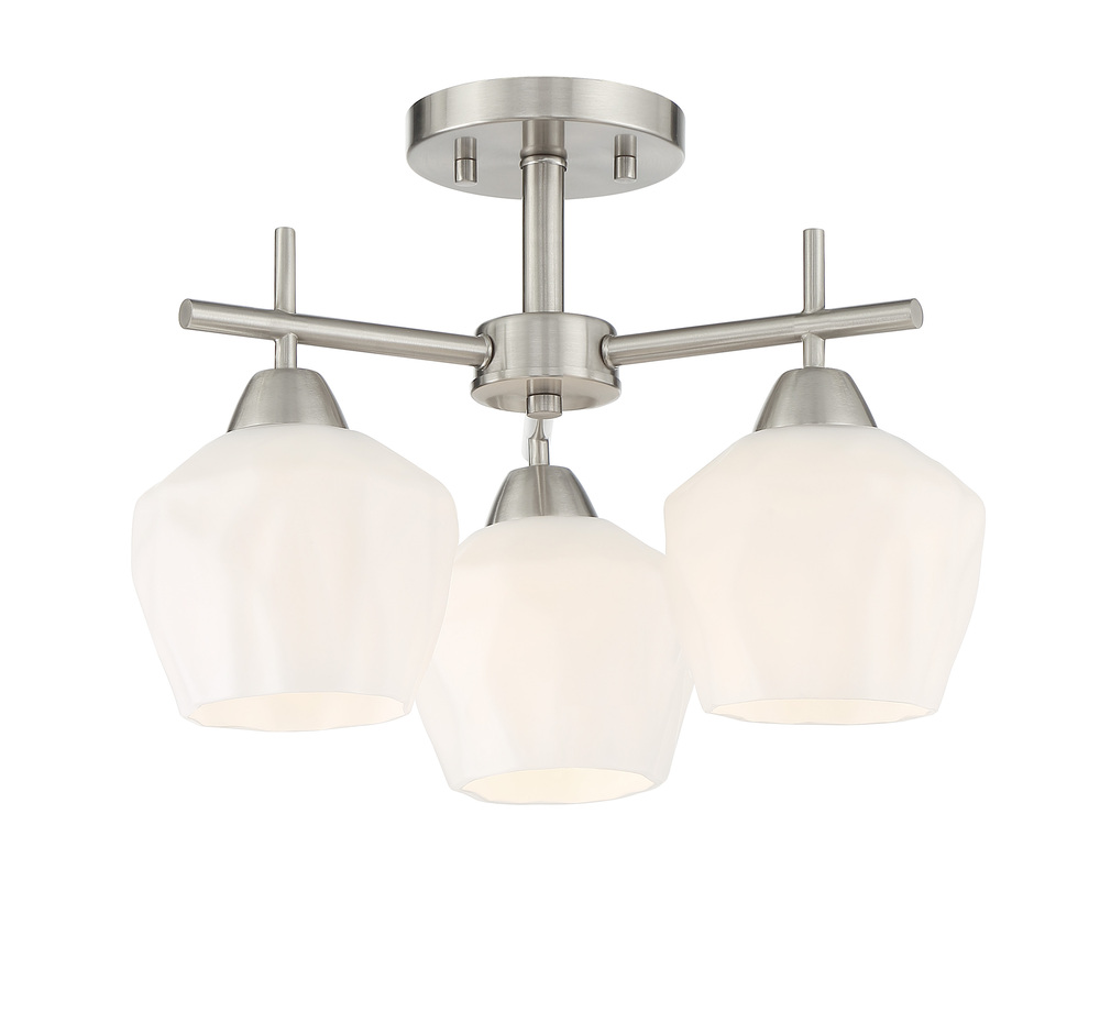 Camrin - 3 Light Semi Flush/Chandelier