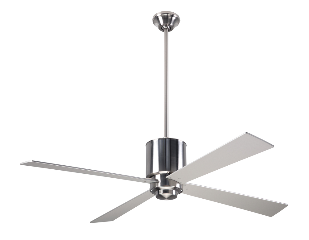 Lapa Fan; Bright Nickel Finish; 50" Nickel Blades; No Light; Fan Speed Control