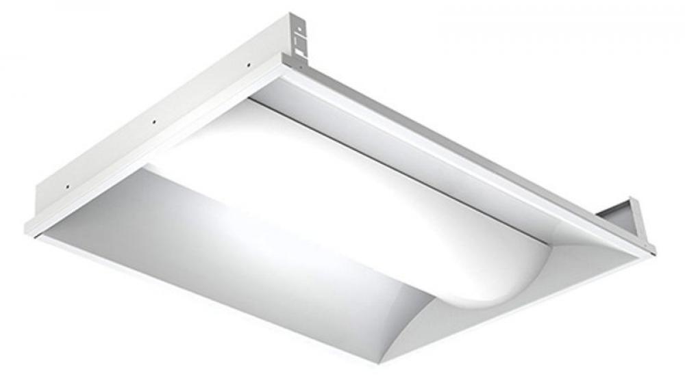 LED DIRECT-INDIRECT (METAL HOUSING+PC LENS) TROFFERS, AC 100~277V