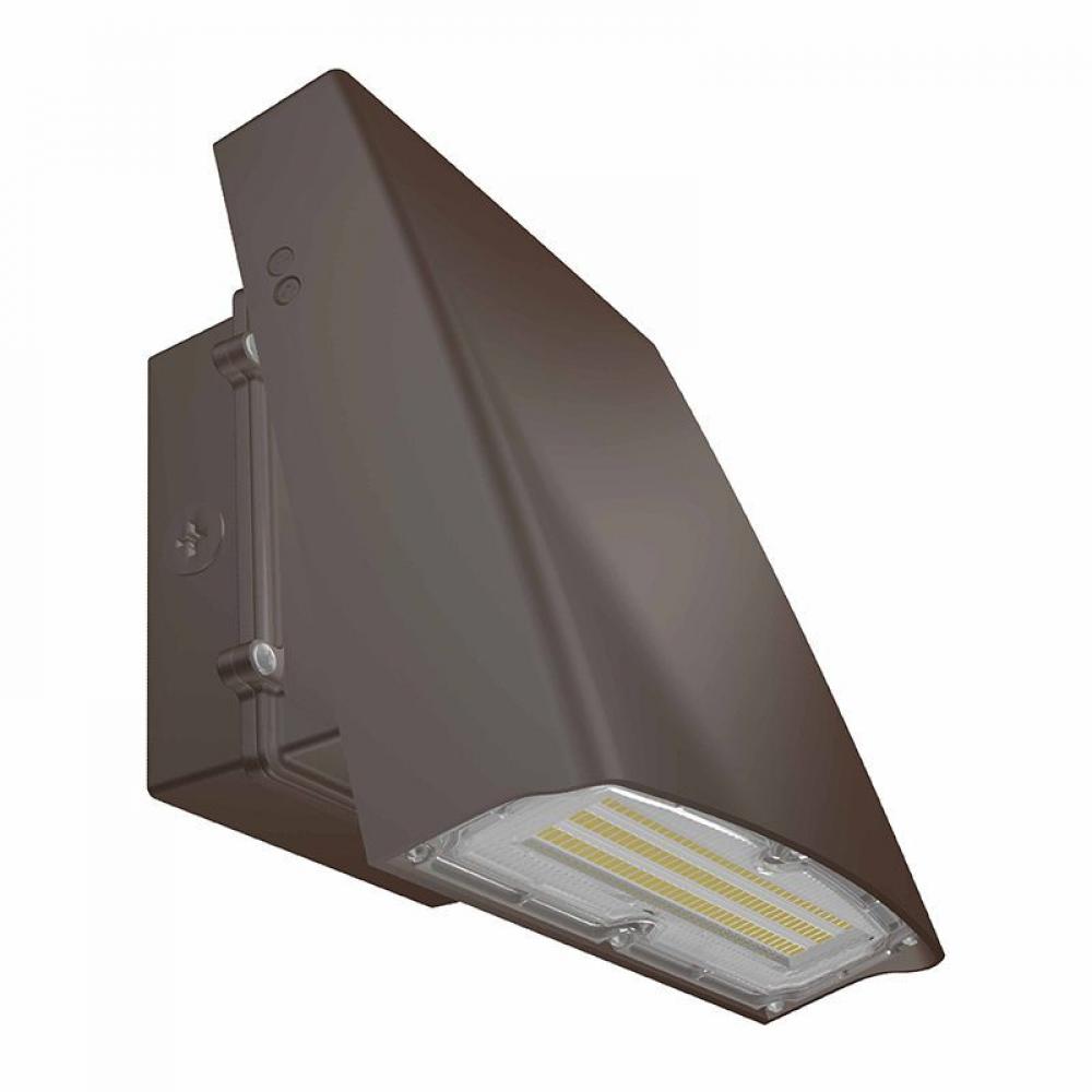 ADJ. FULL CUTOFF WALL PACK, 120/277V, 30W, IP65, 3300LM, 4000K, BRONZE