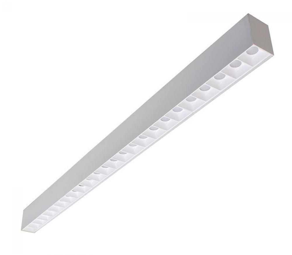 4FT 2in MICRO OPTIC LINEAR LIGHT, 40W 4000LM 3CCT 35/40/50K, WHT/WHT