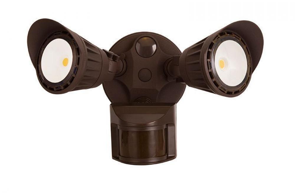 LED SECURITY LIGHTS WITH PIR SENSOR, 120VAC, 180Â° SENSOR, 100Â° BEAM ANGLE (120Â° 28W)