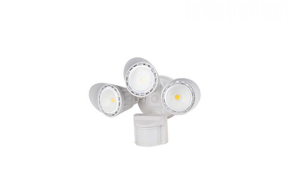 LED SECURITY LIGHTS WITH PIR SENSOR, 120VAC, 180° SENSOR, 100° BEAM ANGLE (120° 28W)