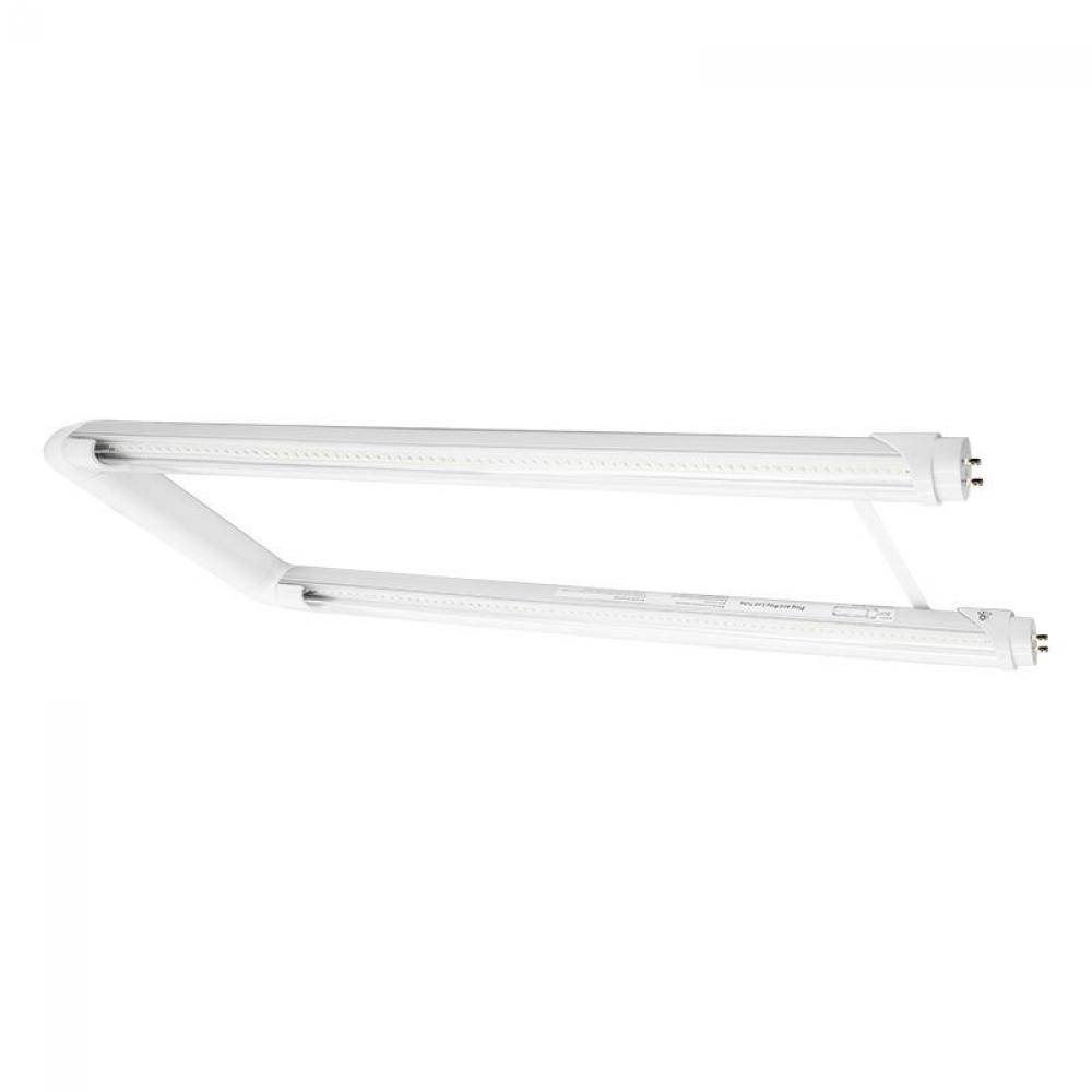 LED T8 U shape 2Ft, WORK 3 WAYS, 100-277 AC, 15W, 1380~1500Lm, 4100K, 26x600MM, UL,CLEAR (10 pack)