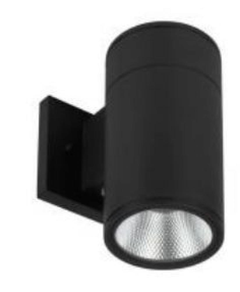 4in WALL CYL. DOWN LIGHT 15W 30K/40K/50K DIM. - BLACK