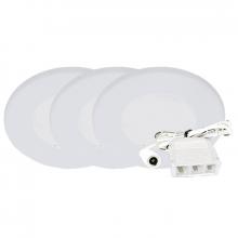 Westgate MFG C3 PL12-3KIT-40K-WH - 12V 3-PACK KIT SLIM PUCK LIGHT, ETL, 4000K, WHITE