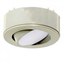 Westgate MFG C3 PL12ADJ-40K-BN - 12V ADJ. SLIM PUCK LIGHT, ETL, 4000K, BRUSHED NICKEL