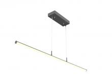 Westgate MFG C3 SDTL-8FT-40-60W-MCTP-BK - 8FT LINEAR TUBE DECORATIVE SUSP. LIGHT TUNABLE 40-60W 30/35/40K BLACK