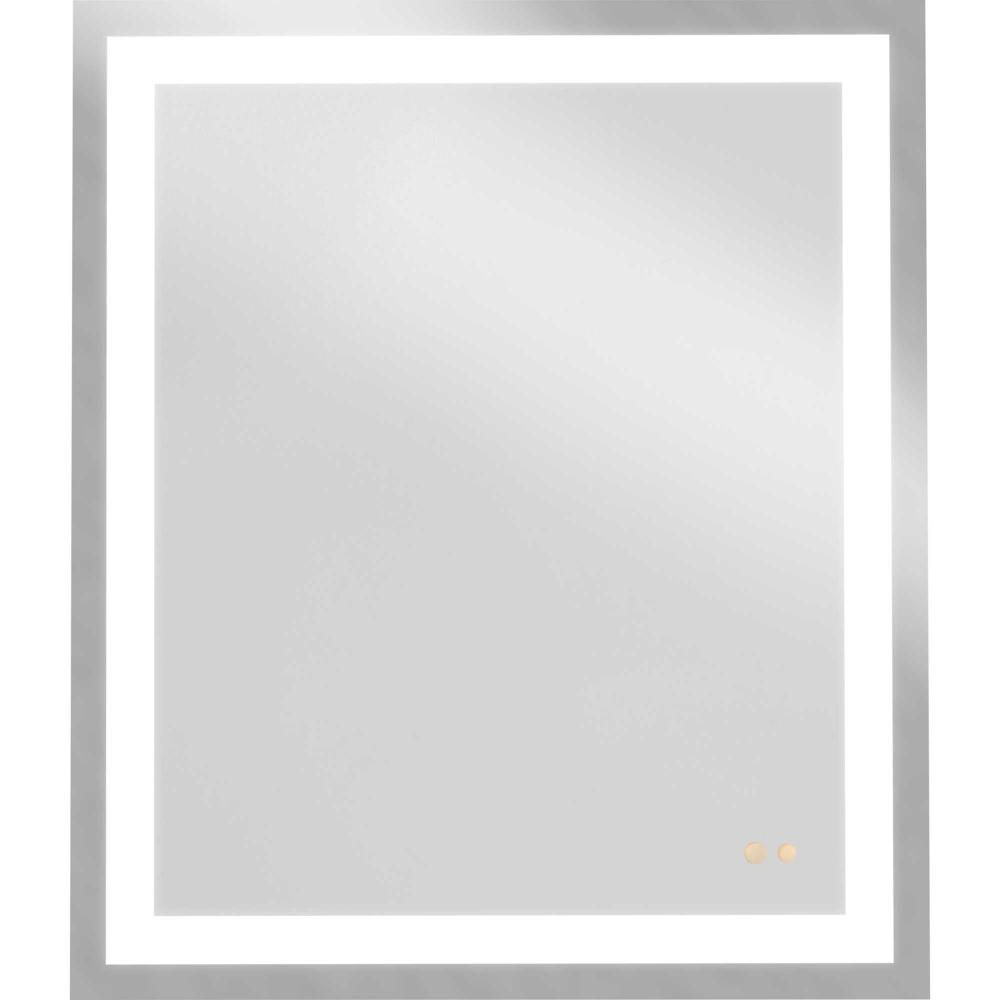 Captarent Collection 36 in. x 42 in. Rectangular Illuminated Integrated LED White Color Selectable M