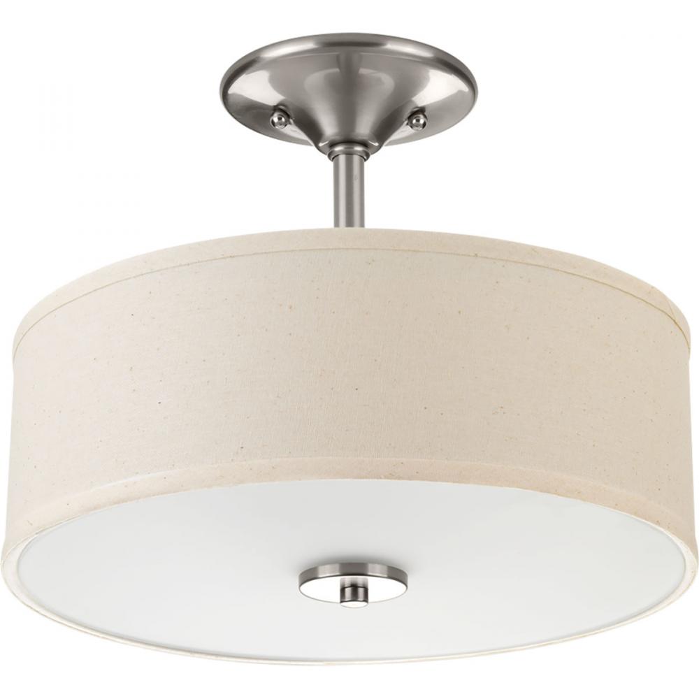 Inspire Collection Two-Light 13" Semi-Flush