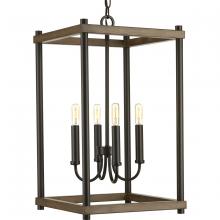 Progress P500088-020 - Fontayne Collection Four-Light Antique Bronze Farmhouse Pendant Light