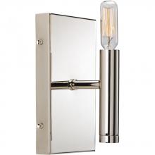 Progress P2101-104 - Draper Collection One-Light Polished Nickel Luxe Bath Vanity Light