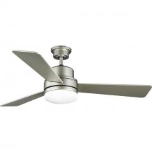 Progress P2553-152WB - Trevina II Collection 52" Three-Blade Nickel Ceiling Fan