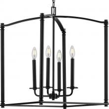 Progress P500240-031 - Winslett Collection Black Four-Light Foyer