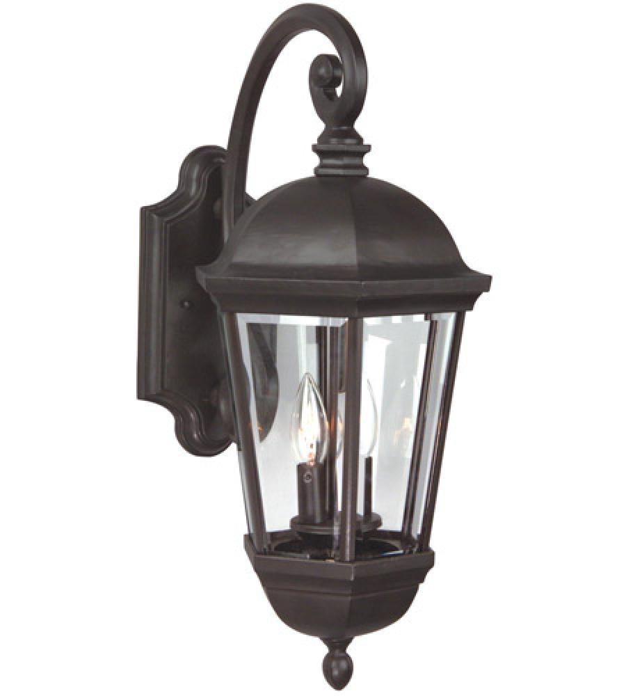 Britannia 3 Light Large Outdoor Wall Lantern in Oiled Bronze Outdoor