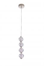 Craftmade 59490-PLN-LED - Jackie 4 Light LED Pendant in Polished Nickel