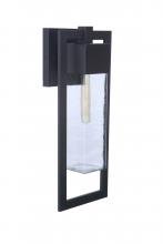 Craftmade ZA4004-MN - Perimeter 1 Light Small Outdoor Wall Lantern in Midnight