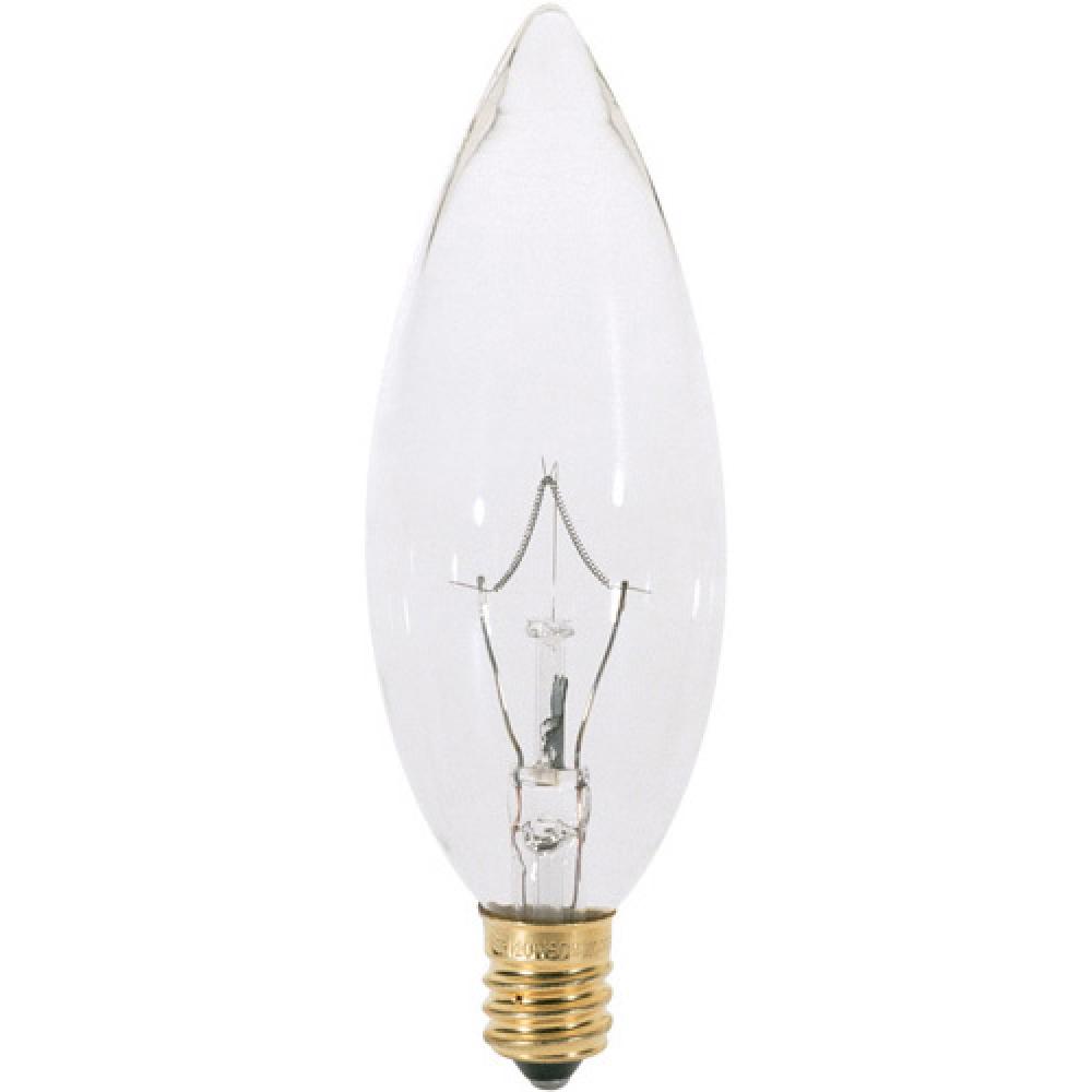 25 Watt BA9 1/2 Incandescent; Clear; 1500 Average rated hours; 220 Lumens; European base; 120 Volt;