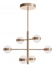 AFX Lighting, Inc. VRNP3X6LAJUDLB - Verona 6 Light LED Pendant,120-277V,60W,5 CCT,LB