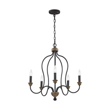 Generation Lighting F2998EN/5DWZ/WO - Hartsville Five Light Chandelier