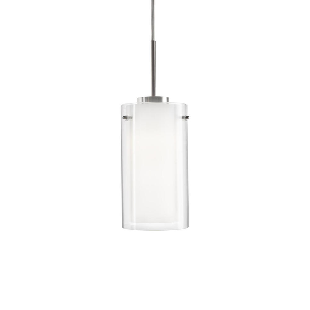 Verona 7-in Brushed Nickel LED Pendant