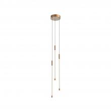 Kuzco Lighting Inc MP75221-BG - Motif 21-in Brushed Gold LED Multi Pendant