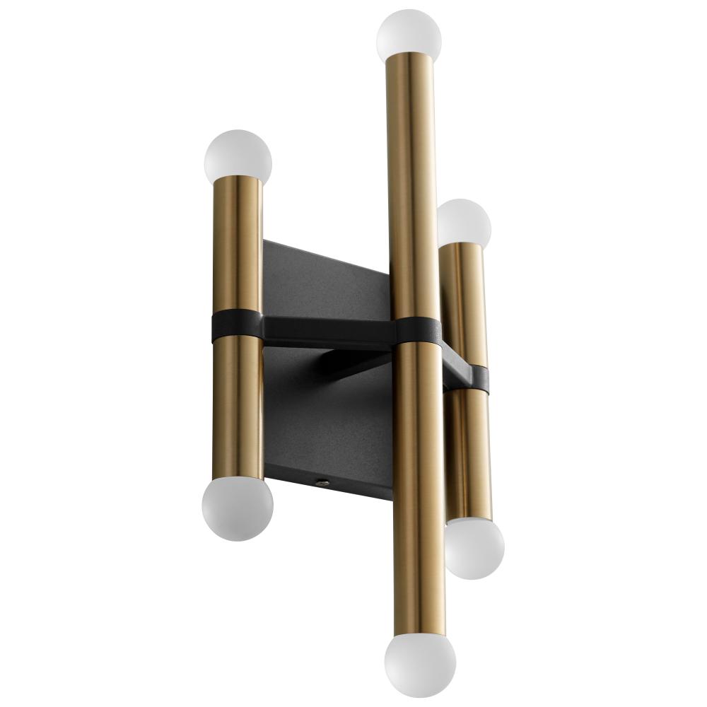 NERO 6LT SCONCE - BK/AGB