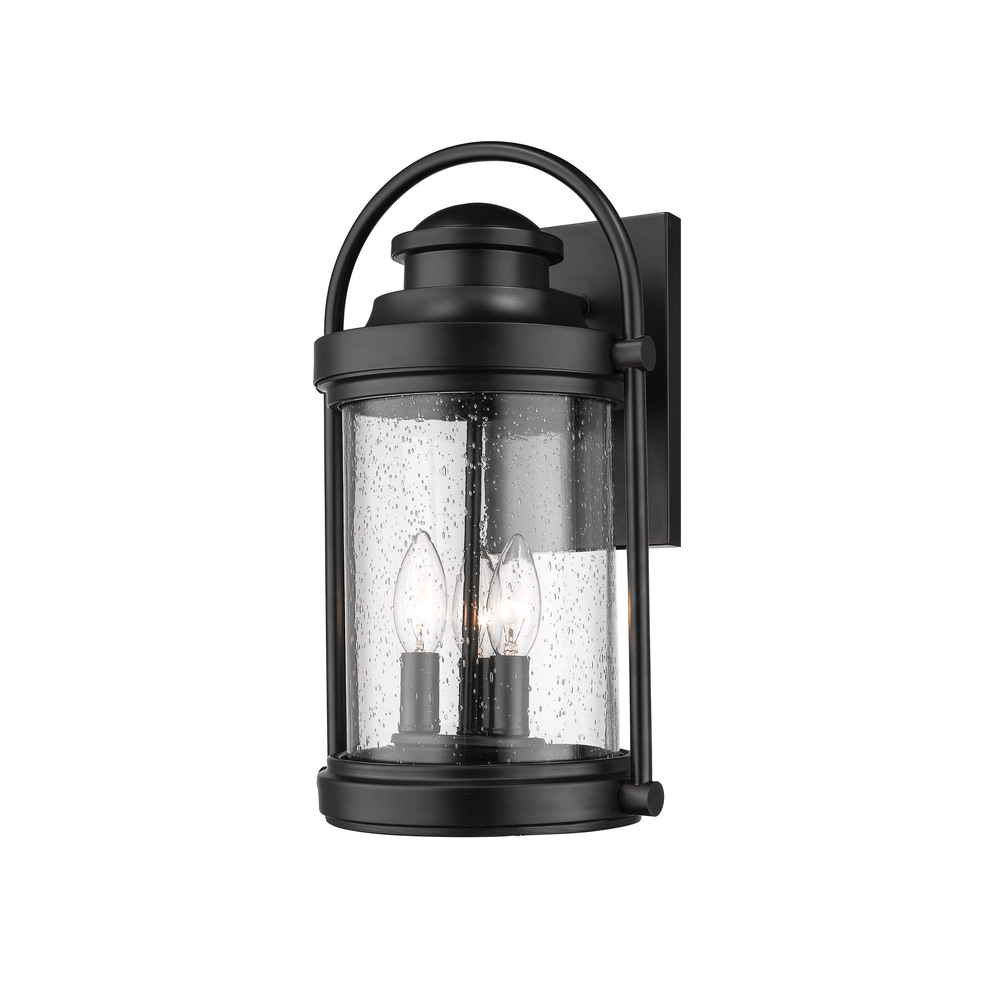 Livingston 3-Light Outdoor Wall Sconce Powder Coated Black