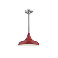 Millennium RMWHS14-SR - R Series 1-Light Modified Warehouse Shade Satin Red