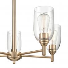 Millennium 4995-MG - Arlett 5-Light Chandelier Ceiling Light Modern Gold