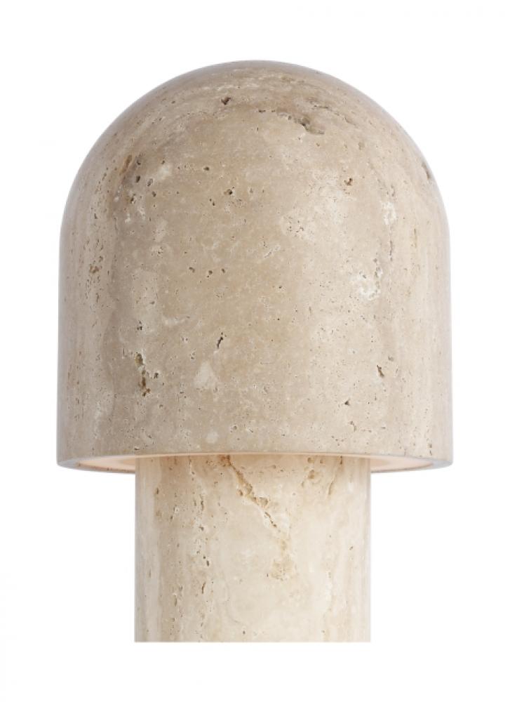 Kennett Small Travertine Table Lamp