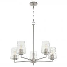 Quorum 6204-5-65 - Goodwin 5 Light Chandelier, Satin Nickel