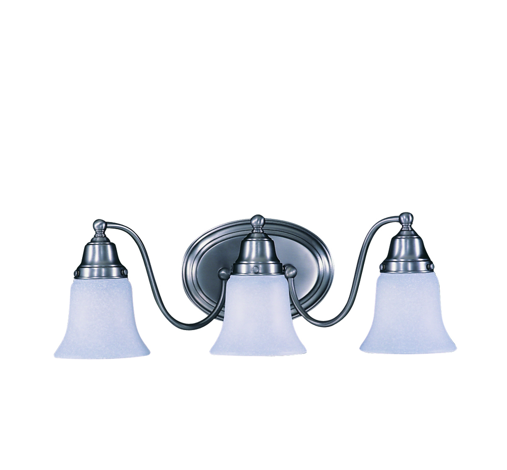 3-Light Satin Pewter Magnolia Sconce