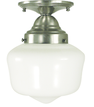 Framburg 2551 AB - 1-Light Antique Brass Taylor Flush / Semi-Flush Mount