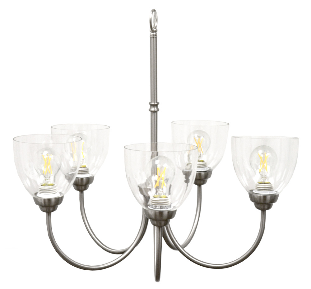 Laredo 5-Light Chandelier - NK Clear Glass