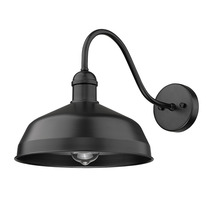 HOMEnhancements 70298 - Vivio Gia 1-Light 12" Medium Gooseneck Barn Light - MB