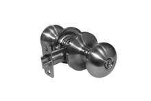 HOMEnhancements 90539 - FTFP00 Mushroom Entry, Satin Nickel (BARON)