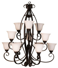 HOMEnhancements 17174 - El Paso Presidio Series 12-Light Chandelier