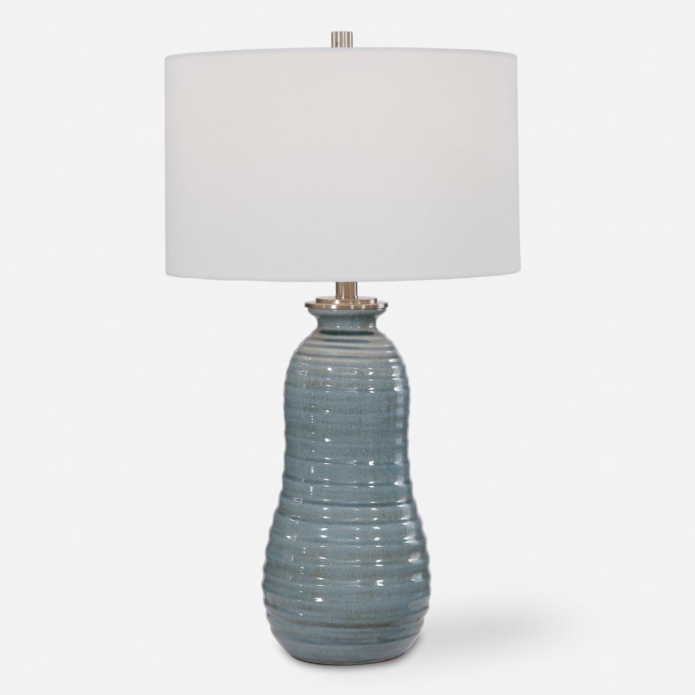 Uttermost Zaila Light Blue Table Lamp