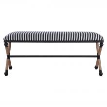 Uttermost 23527 - Braddock Striped Bench