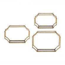 Uttermost 04048 - Lindee Gold Wall Shelves S/3