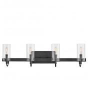 Hinkley 58064BK - Large Four Light Vanity