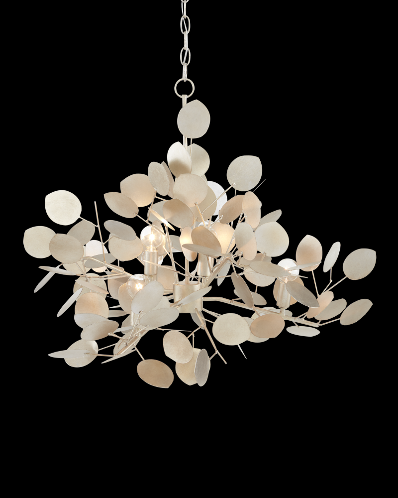 Lunaria Large Silver Chandelier