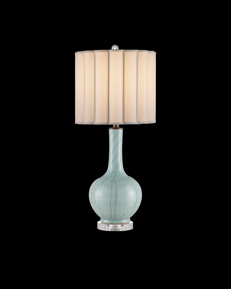 Celadon Crackle Table Lamp