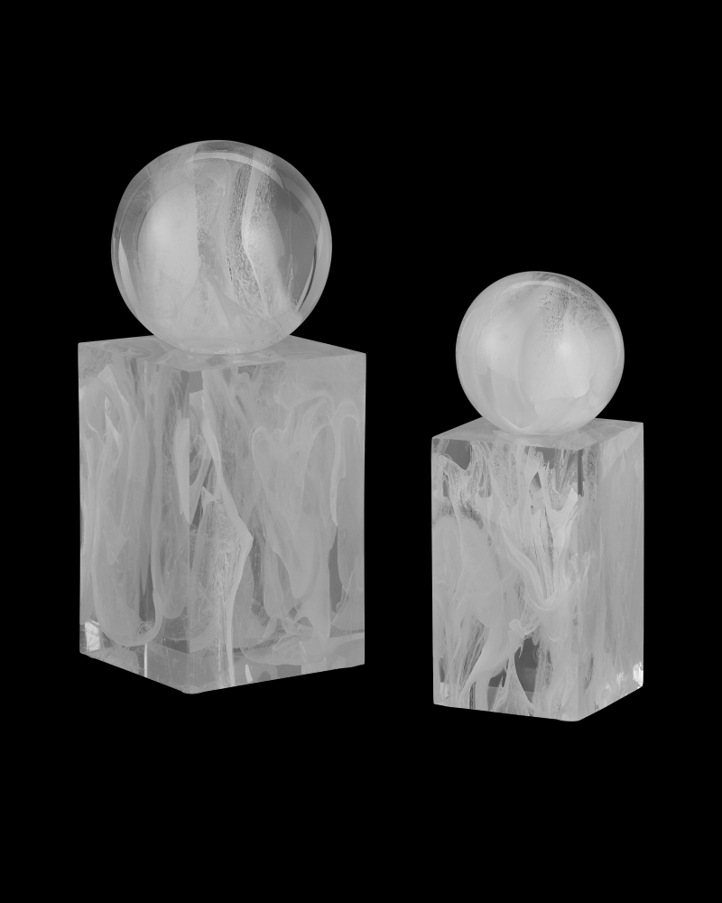 Nova White Objects Set of 2